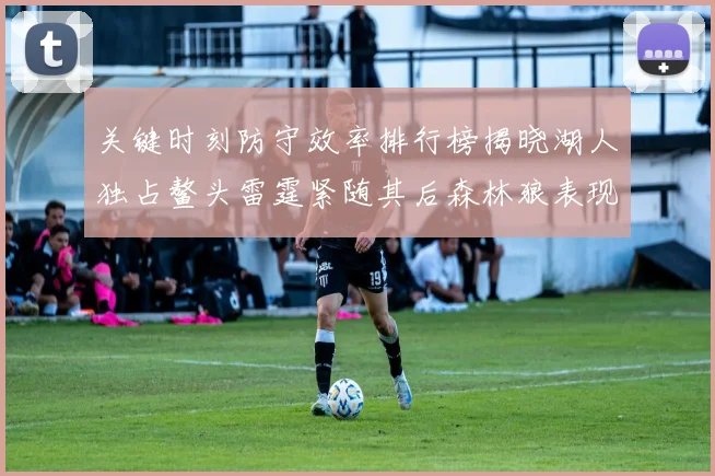 关键时刻防守效率排行榜揭晓湖人独占鳌头雷霆紧随其后森林狼表现不俗